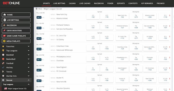 Inside look at BetOnline — a trusted name among soccer betting sites in usa. 